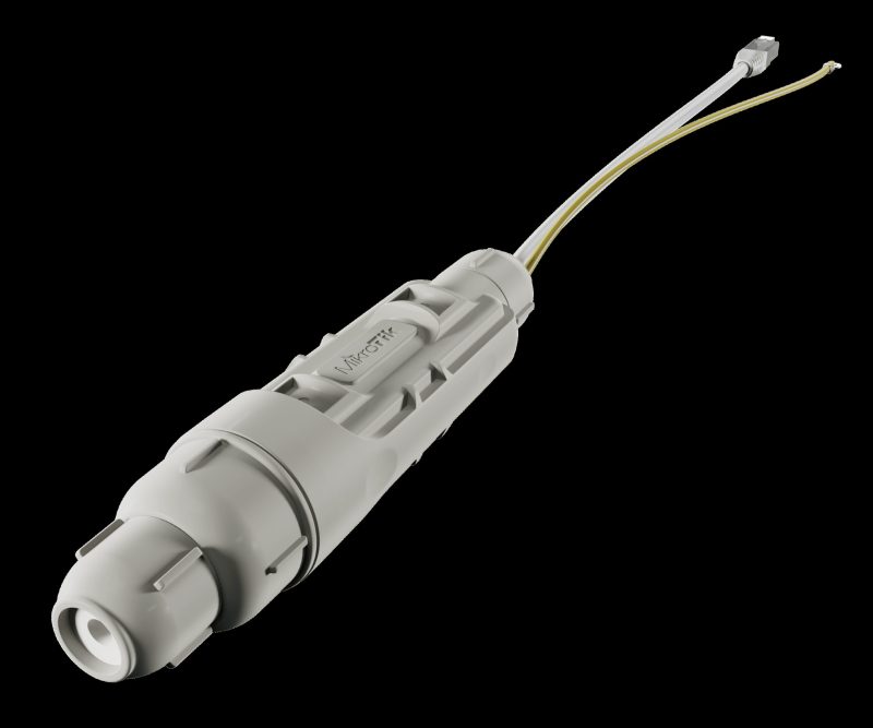 MikroTik Gigabit Ethernet Surge Protector in IP68 enclosure