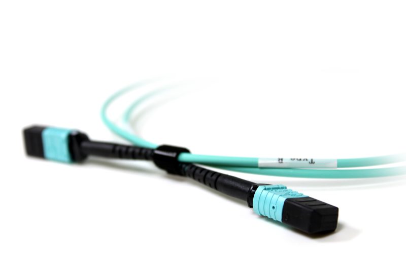 Acconet Patch Lead 12Core MPO Female to MPO Female 1M