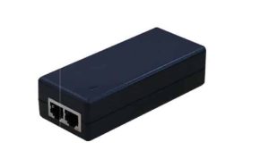 Gigabit Power over Ethernet (PoE) Injector. 24V