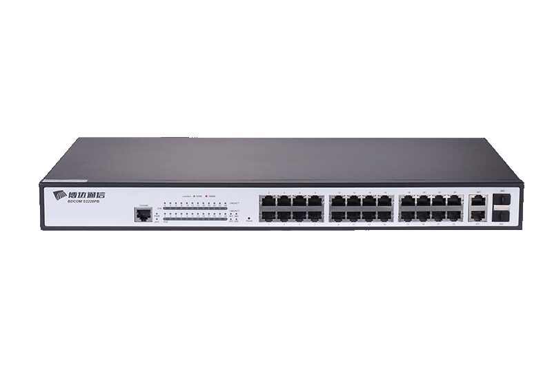 BDCOM 26-Port 10/100 POE switch (24 POE ports