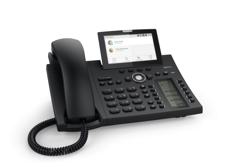 Snom D385 12-line Desktop SIP Phone - No PSU Included - Hi-Res Colour TFT Display - USB