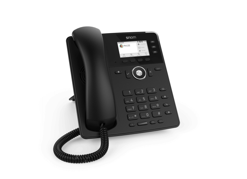 Snom D717 6-line Desktop SIP Phone - No PSU Included - Wide Colour TFT Display - USB