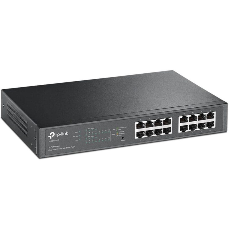 TP-Link 16-port Gigabit PoE+ Easy Smart Switch with 8-port PoE+
