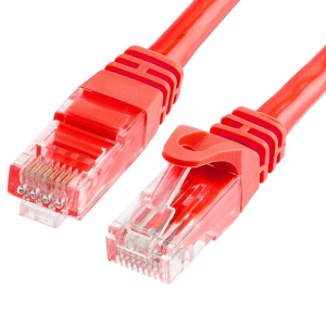 Acconet CAT6 1m UTP Flylead Red | CAT6-FLY-1-RED