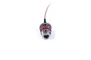 MMCX(m) 90 Deg. to N(f) Bulkhead - 300mm Pigtail