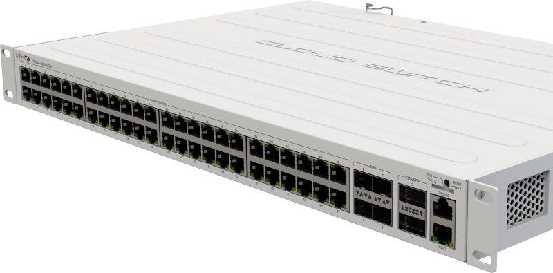 MikroTik CRS354-48P-4S+2Q+RM - 750W