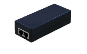 Gigabit Power over Ethernet (PoE) Injector. 24V