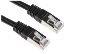 Acconet CAT6 1m UTP Flylead Black | CAT6-FLY-1-BLACK
