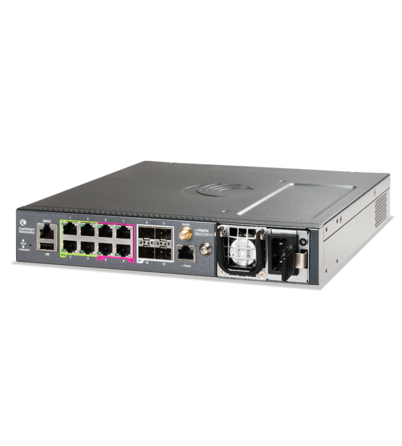 Cambium cnMatrix TX2012R-P PoE WISP Tower Switch