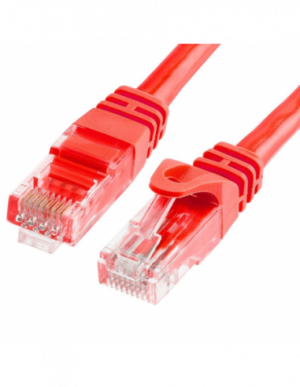Acconet CAT6 0.5m UTP Flylead Red | CAT6-FLY-0.5-RED