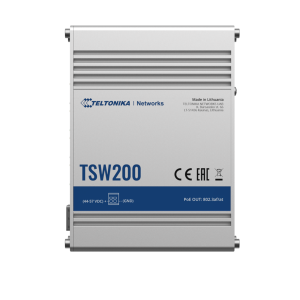 Teltonika 8-Port Gigabit PoE+ Ethernet Switch | TSW200
