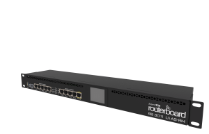 MikroTik 10 Port Gigabit 1SFP 2 Core L5 Rack-Mount Router | RB3011UiAS-RM