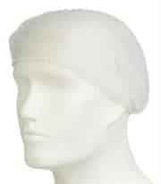 Casey Surgical Disposable Single Elastic Mop Cap-Durable, Lightweight Non-Woven Polypropylene Material, Single Broad Stretch Elastic Band Simplifies Donning And Doffing, Spun-Bonded Polypropylene Creates A Solid Barrier To Provide Full Hair Coverage, Breathable, Dustproof, Snug Fit To Any Head , Suitable For Men And Women, Colour White - Pack of 100 Retail Box No Warranty