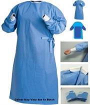 Casey Disposable SMS Fabric Reinforced Surgical Gown-Non Sterile, Lightweight, Durable, Breathable, SMS Polypropylene Reinforced Fabric Widely Used at Clinics, Hospitals, Examination Rooms, Operating Theatres, Effective Protection From Blood Borne Pathogens and Liquid Spills, Colour Blue Size Extra Large Sold as a Single Unit Retail Box No Warranty