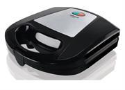 Mellerware Sandwich Maker, 2 Slice, 750W, Grill plates, Non stick coated plates, Lockable lid, Retail Box, 1 year warranty