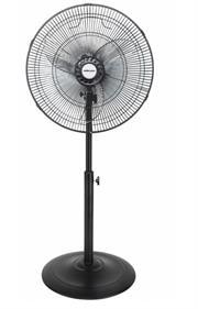 Mellerware 40cm Pedestal Steel Fan -"Elegant Breeze", 3 Speed Selection, Oscillating Fan Head, 40cm Diameter Radial Grill, 50W Power, Pedestal Steel Stand 1.3m Adjustable Height, Colour Black , Retail Box 1 Year Warranty