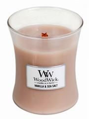 Woodwick Vanilla & Sea Salt Medium Jar Retail Box No warranty