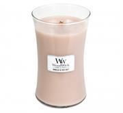 Woodwick Vanilla & Sea Salt Large Jar Retail Box No warranty