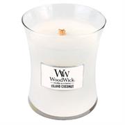 Woodwick Island Coconut Medium Jar Retail Box No warranty