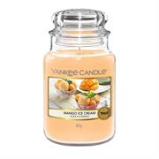 Yankee Candle Mango Ice Cream Large Jar Retail Box No warranty