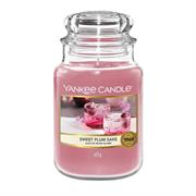 Yankee Candle Sweet Plum Sake Large Jar Retail Box No warranty