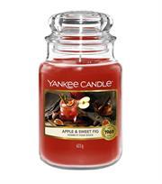 Yankee Candle Apple And Sweet Fig Large Jar Retail Box No warranty