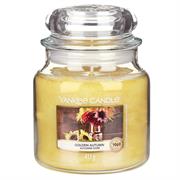 Yankee Candle Golden Autumn Medium Jar Retail Box No warranty