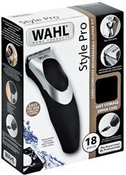 Wahl Style Pro Corded And Cordless Rechargeable 18 Piece Hair Clipper Set- Up to 60 Minutes Cord-Free Cutting Ability, Corded Power Alternative If The Battery Runs Flat, Lightweight & Easy To Use, Retail Box 1 Year Warranty