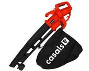 Casals Garden Blower / Vacuum Plastic Red 35L 2800W Retail Box 1 year warranty