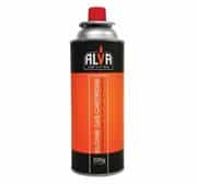Alva 220g Butane Gas for Alva Stoves CCR101 and CCR102 - Suitable for use with Butane gas stoves, lamps, torches and heaters Retail Box No warranty