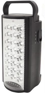 Tevo Magneto Rechargeable LED Lantern Emergency Light-1000 Lumen LED Lantern, Up To 60 Hours Of Light On A Single Charge, 2 Modes: Power-Saver And Ultra-Bright. Built-In Discharge And Overcharge Battery Protection, USB Port To Charge Your Mobile Phone, On-Board Power Cord And Wall-Hanging Mounts, Solar Panel Compatibility, Colour Black, Retail Box 1 Year Warranty