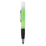 Geeko Sanitiser Blue Ink Pen with Stylus Colour: Green Retail Box No Warranty