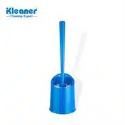 Kleaner Household Cleaning Toilet Bowl Brush and Caddy Set Large - The strong bristles allow the brush to deeply clean your toilet and remove even the toughest stains without damaging the surface, keeping the toilet as clean as new. Long bristles can reach the toilet rim to clean the toilet bowl thoroughly.The steady brush holder keeps your floor from being stained and keeps the brush standing up for everyday use. The stable base is easy to be placed on the floor to hold the brush, no skid or slip.Colour Blue Retail Box No warranty
