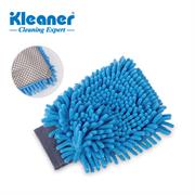 Kleaner 2 In 1 Multipurpose Chenille and Mesh Mitt Glove- For Car, Computers, Home, Kitchen Appliances, Easy To Clean And Dry Eliminates Dust And Dirt, Extremely Soft Absorbent Non Scratch Wash And Drying Knit Cleaning Gloves Retail Box No warranty