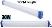 Noble Portable And Rechargeable USB 30w Tube Light- Safe To Use At Home Or Office, Built-In Lithium Rechargeable Battery, Magnetic Attachment Can Be Mounted Just About Anywhere, Convenient to use, Portable and lightweight, Easy To Operate, Working Time Up To 3-4 Hours Product length 17cm, Colour White and Blue Retail Box 3 Months Warranty