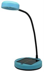 Noble SunLite Solar Powered Tabletop Lamp-Ideal As A Candle Replacement, Can Be Used In A Variety Of Applications Indoors And Outdoors, Ideal Light Source For Load Shedding, 2.0V 300ma Solar Panel , Includes Replaceable 1.2V 2500mAh NiMH rechargeable Battery, Colour: Blue-Retail Box, No Warranty
