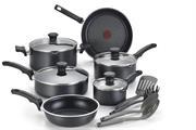 Tefal Comfort Non Stick Black 14pc Set - Black Retail Box Out of Box Failure Warranty