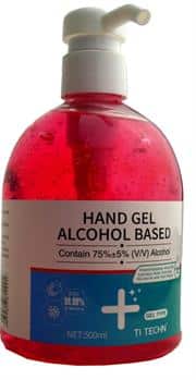 Casey TI Techn 500ml Strawberry Red Hand Sanitiser in Pump Spray Bottle-75% Alcohol, Hydrogen Peroxide, Glycerine, Red Liquid. Rapidly Evaporates From Hands Leaving A Nice Strawberry Scent. Kills A Wide Range Of Bacteria And Viruses, Including The (H1n1) Swine Flu Virus, Covid-19, MERS, Colour Red With Strawberry Flavour Retail Box No Warranty Retail Box No Warranty