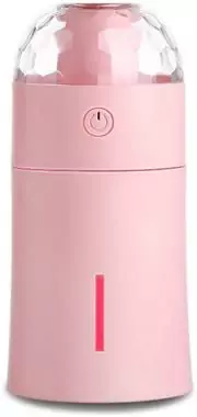Casey X7 Magic Multifunctional Portable 175ml USB Humidifier Air Purifier Mist Maker with Magical LED light For Home Office and Car-Pink Retail Box No warranty