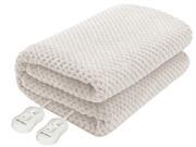 Pure Pleasure King Fullfit Coral Fleece Electric Blanket - 183cm x 205cm Retail Box 1 year warranty