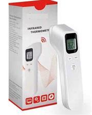 Casey LE Medical Non Contact Infrared Forehead Thermometer- Response Time 0.1 sec , LCD Display, Uses Infrared Technology For No-Contact And Hygienic Temperature Measurement, Distance:0-5cm, Requires 2xAAA Batteries , Auto power off, Retail Box