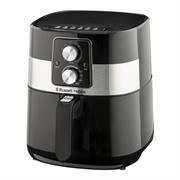 Russell Hobbs Purifry Airfryer- Large 3 Litre Cooking Capacity, Detachable Non-Stick Drawer, Detachable Frying Basket, 30 minute Timer and Automatic Shut Off For Precise Cooking Fry. Bake. Grill. Roast And Even Reheat, 1400w AirFrying Power, Elegant Stainless-Steel Finishes, Retail Box 2 year warranty