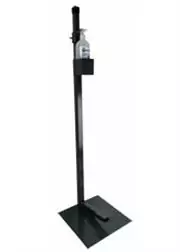 Casey Hands Touch Free Manual Foot Operated Sanitizing Dispenser With 500ML Bottle Hand Sanitiser Liquid Included - Hands-Free Operation Eliminates The Need To Have Someone Dispensing Sanitizers To Staff And Customers, Promotes Social Distancing, Sturdy Design Does Not Need To Be Installed On A Wall, No Electricity is Required, Bottle Is Refillable Colour Black Retail Box No Warranty