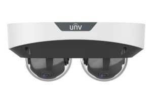 UNV - Ultra H.265 - 2*2MP Dual-channel Non-Splicing Multiview Fixed IP Dome Camera