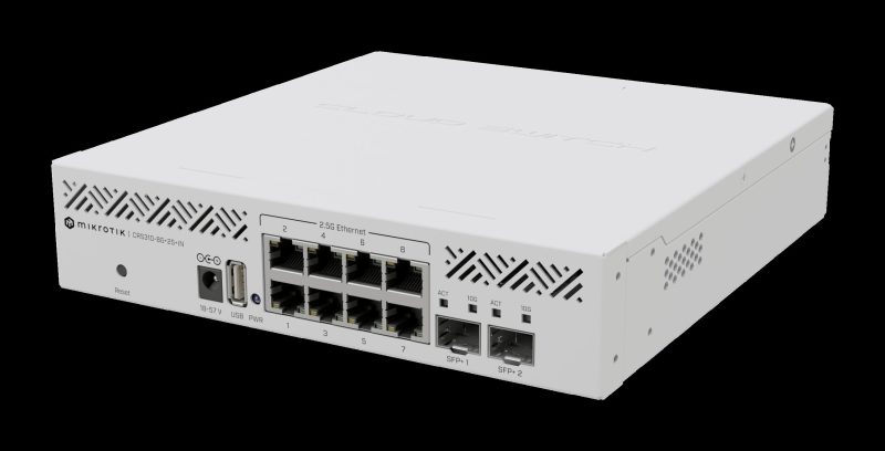MikroTik CRS310-8G+2S+IN 8 Port 2.5Gbe Cloud Router Switch with SFP+