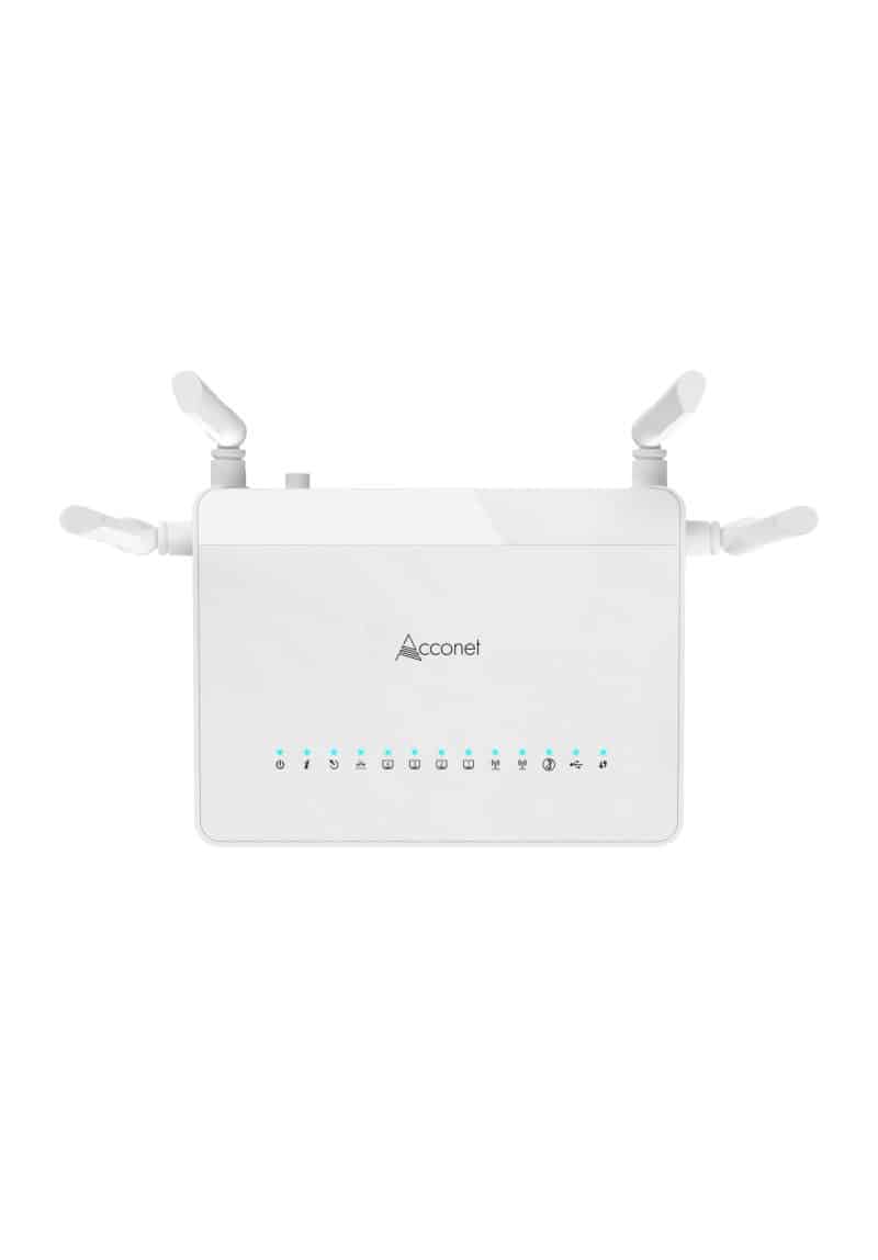 Acconet WiFi 5 xPON 4 Port Gigabit Wireless ONU/ONT