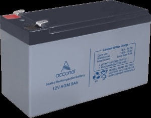 Acconet 12V AGM 9Ah Deep Cycle Battery | AC-BAT-VRLA-12V9AH