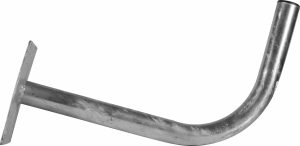 Wall Bracket - 90 Degree Bend - 38mm diameter