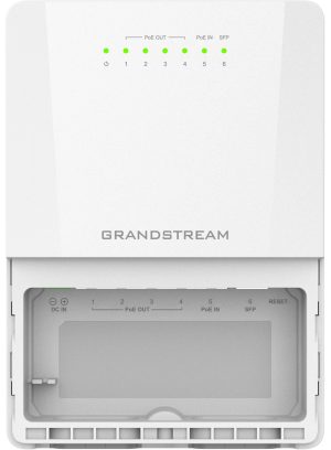 Grandstream Enterprise 5 port Outdoor IP66 Lite Cloud Managed GbE PoE Switch | GWN7710R