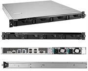 Asustor AS6204RD Rack Mount 4 x Bay Hot Swappable Enterprise Network Attached Storage Device- 1U Rack Mount Chassis with Dual Redundant 250W Power Supply Units, Intel Celeron 1.6GHz Quad-Core (Burst up to 2.24GHz) Processor, Intel UHD 600 Graphics, CPU Architecture x64 64-bit, 4GB DDR3 SO-Dimm Memory, Expandable up to Maximum Memory Capacity 8 GB ( 2x SO-Dimm Memory Slots), 512MB DOM Flash Memory, 4 x 3.5 Inch SATA III Drive Bays, No Hard Drives Included Supports RAID Levels 0, 1, 5, 6, 10 and JBOD, Supports Four Hot-Swappable HDDs up to 16TB, Supports Intel AES-NI Hardware Encryption Engine, 4 x SuperSpeed USB 3.0 (5 GB/s) Port, 1 x HDMI 1.4b Port, 1 x RS-232 Com Port, 4 x Gigabit Ethernet Ports, 2 x 40mm System Fans, Disk Tray Locks, Smart Fan Temperature Control, ADM 2.6 Operating System, Retail Box, 1 Year Warranty